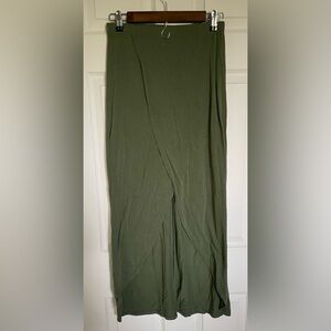 Green Maxi Skirt